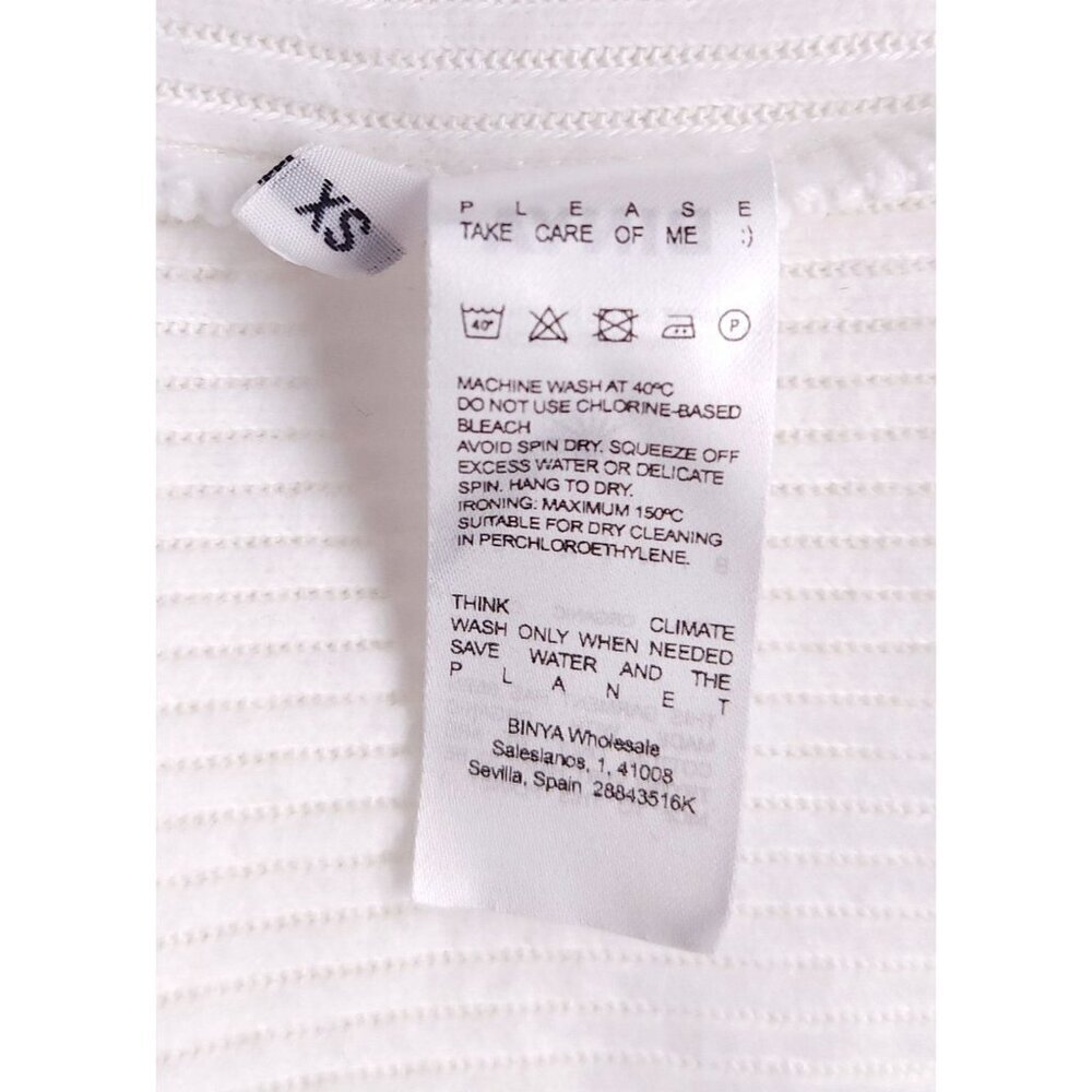 Binya Alicia Maxi Dress Size XS White SSENSE Exclusive $170 - Picture 12 of 16